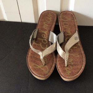 Sam Edelman wedge sandals size 7 1/2